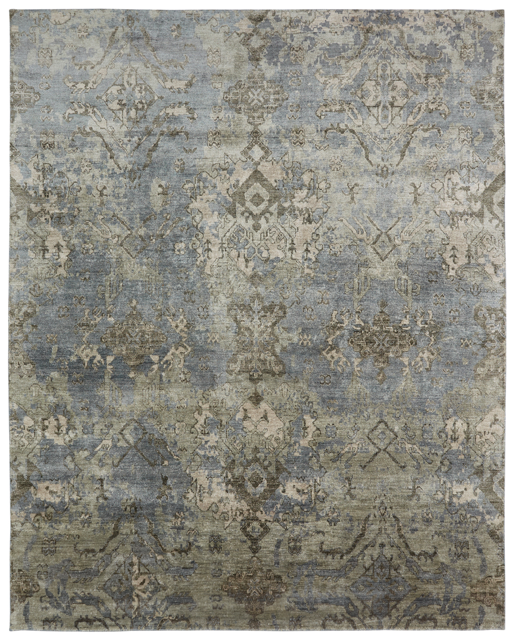 Milano Ocean Blue Contemporary Rug – Santa Fe Rugs