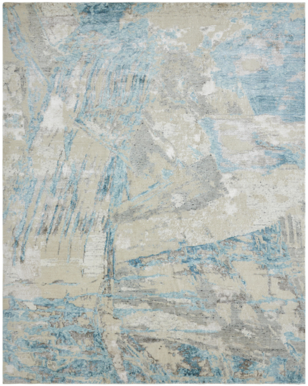 Azur Gray Rug Orion Azure / Greys Modern Rug – Santa Fe Rugs